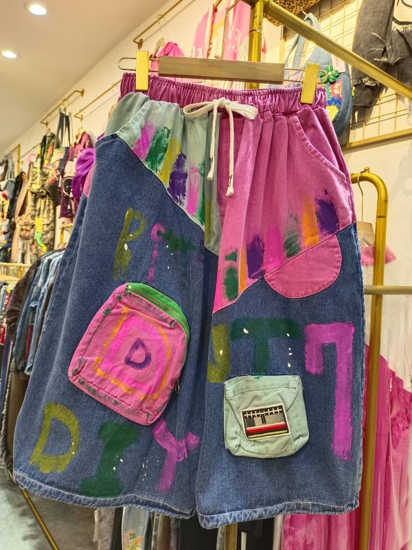 WOIS CELANA 3/4 DIY PAINTED TWO POCKET