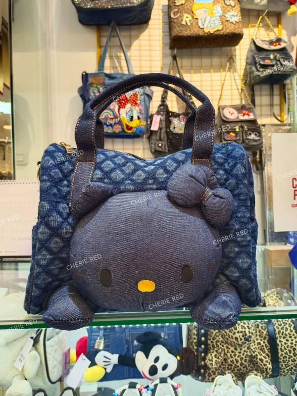 TAS BLUE JEANS BIG HELLO KITTY SQUARE
