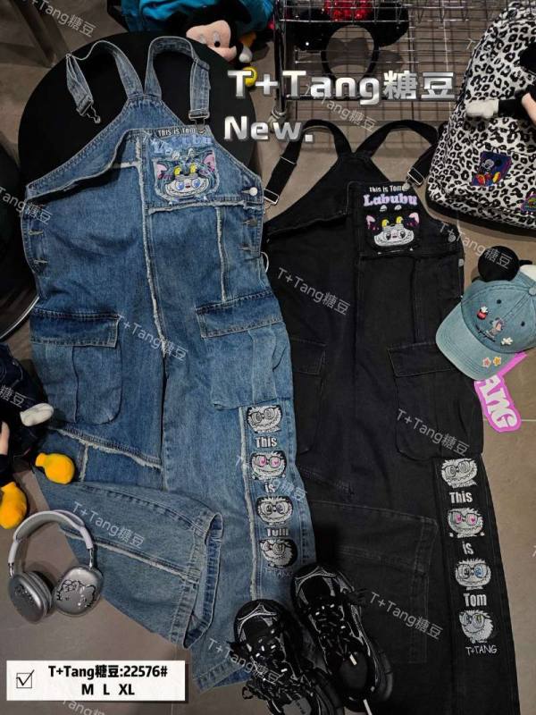 T+TANG OVERALL JEANS LABUBU TOM