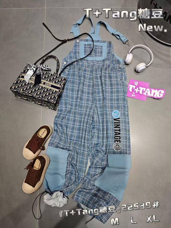 T+TANG OVERALL BLUE JEANS SQUARE