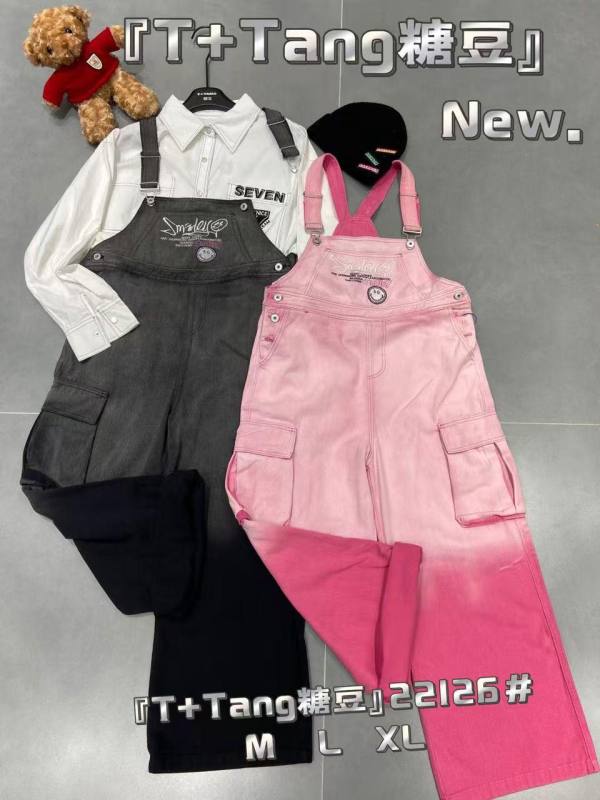T+TANG OVERALL JEANS CLN PJG SMILEY