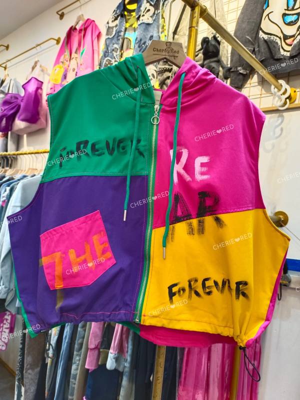 WOIS VEST HOODIE FOREVER AR COLORFUL